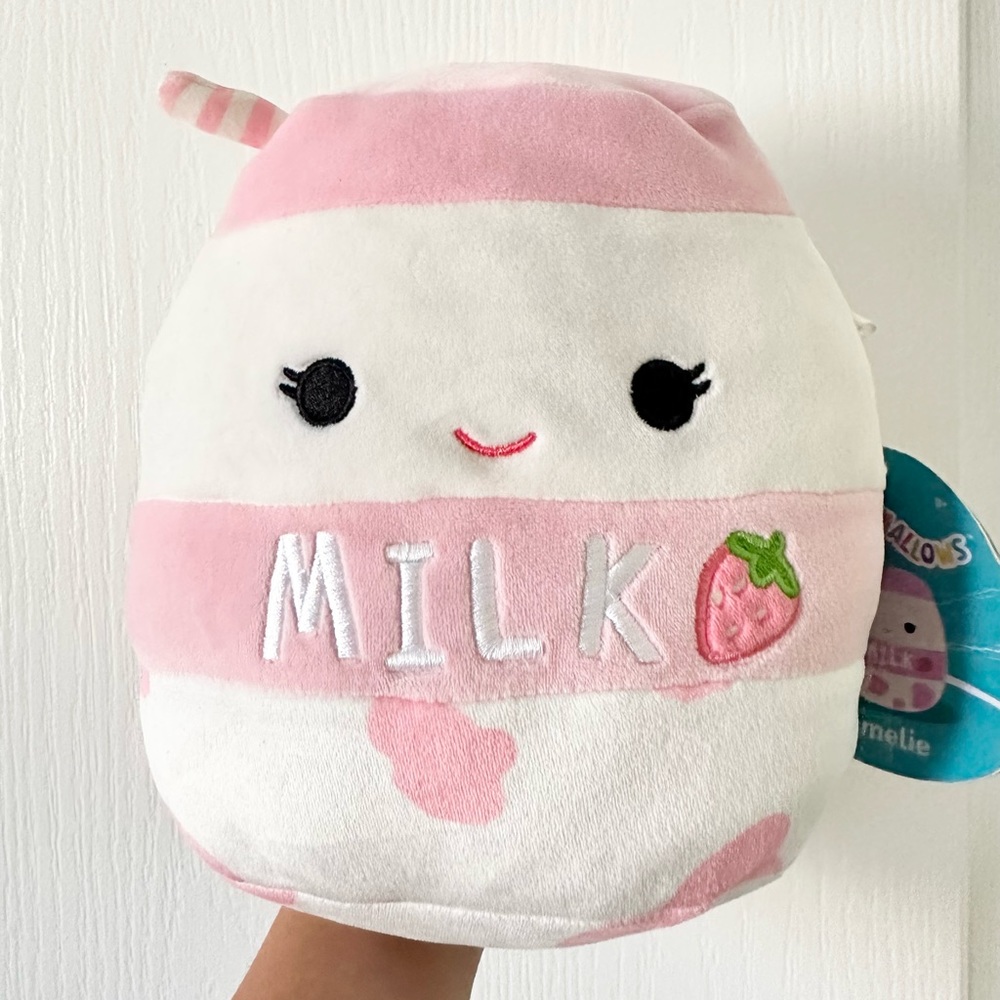Strawberry Milk Small Squishmallow